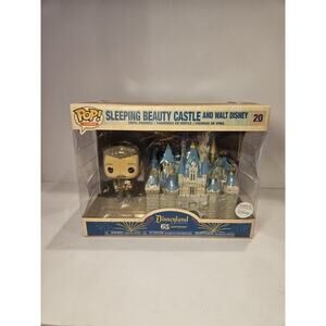 Funko Pop Town Sleeping Beauty Castle and Walt Disney Disney 20 Dent On Back/top
